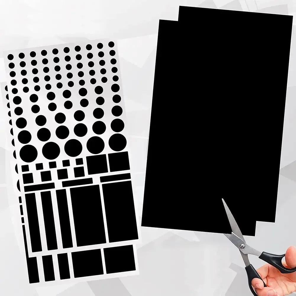 Auto LED Blackout สติกเกอร์ 50-100% Rate สติกเกอร์ Dimming Light Blocking สติกเกอร์สําหรับอุปกรณ์อิเล็กทรอนิกส์ในครัวเรือนผลิตภัณฑ์อิเล็กทรอนิกส์