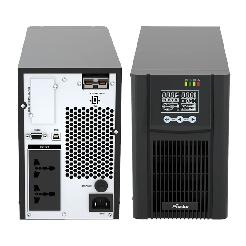 Fuente de alimentación ininterrumpida en línea Batería externa UPS de alta frecuencia USB/RS232 3000w 3000VA 96VDC Onda sinusoidal pura para redes