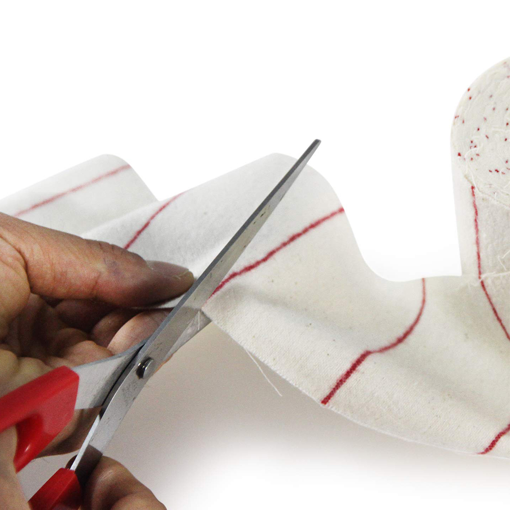 Toppe per la pulizia della pistola da 10 m di lunghezza, larghezza 5 cm/10 cm, panni resistenti, toppe assorbenti, taglio fai da te, panno per la pulizia di dimensioni per pistole da fucile