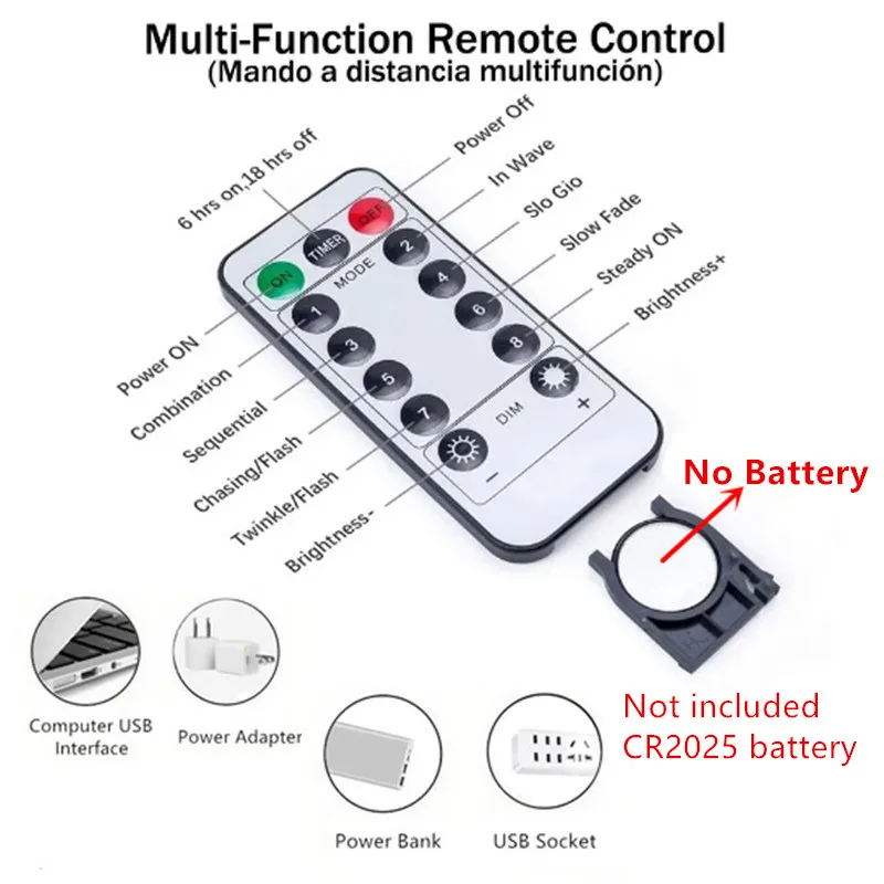 6/4/3 メートル USB カーテンストリングライト 8 モードフェアリーライト寝室ホームクリスマスツリーガーランドライト結婚式クリスマスホリデー装飾