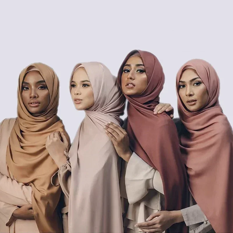 Mulheres muçulmanas chiffon hijab cachecol chiffon macio hijabs xale lenços longos envoltório lenços para moda muçulmana