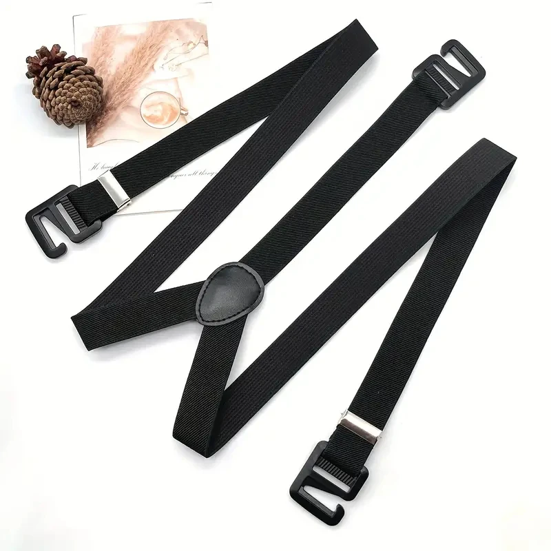 1PCs 유용한 남자 멜빵 크리 에이 티브 3 후크 남자 바지 캐주얼 남성 바지 패션 조절 중괄호
