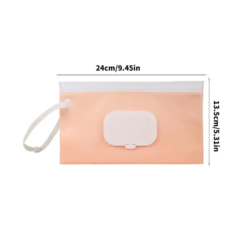 U13f 5pcs Distribuidor lenços bebê ergonômico fácil uma mão usa uma bolsa reutilizável