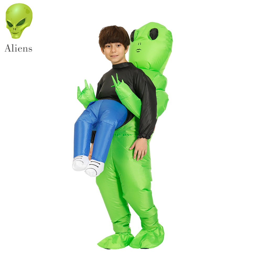 Et-Aliens aufblasbares Kostüm gruseliges Monster Cosplay für erwachsene Kinder Thanksgiving Weihnachts feier Festival Bühne Kinder kleidung