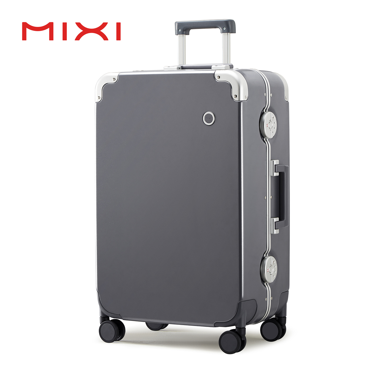 Mixi-equipaje de mano con ruedas giratorias, Maleta de viaje de 20 pulgadas, con marco de aluminio, PC duro, bloqueo TSA de 24 pulgadas, novedad de 2023