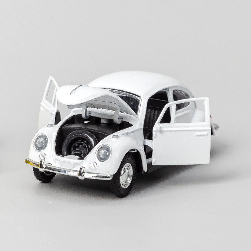 Modelo de carro clássico de liga retrô, escala 1:32, puxar para trás, diecast & brinquedos, modelo de carro de simulação, decoração para crianças, meninos, presentes
