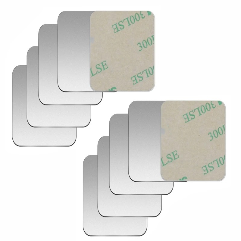 10PCS Thin Metal Plate Disk For Magnetic Car Phone Holder Iron Sheet Sticker Disk For Magnet Tablet Desk Phone Car Stand Mount