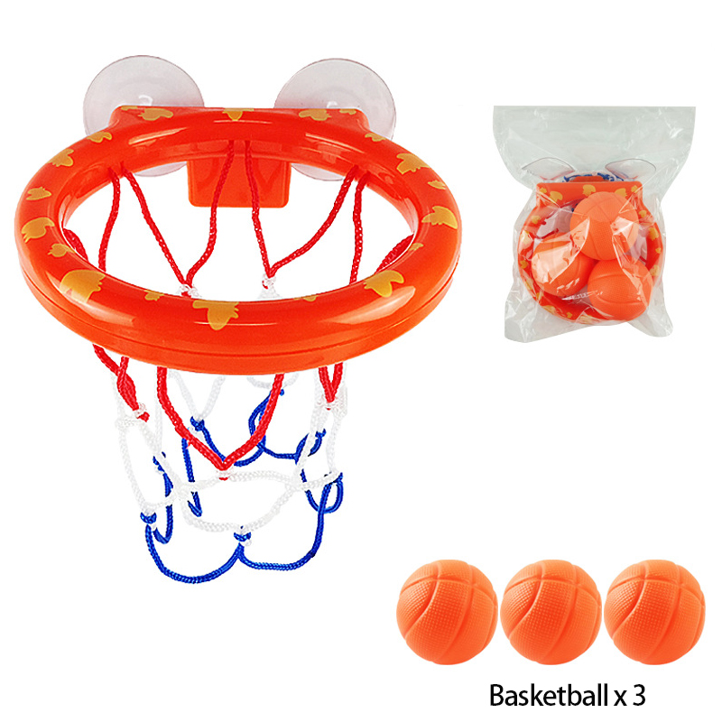 เด็กอาบน้ําบาสเกตบอล Hoop อ่างอาบน้ําน้ําเล่นของเล่นเด็กของเล่นเด็กวัยหัดเดินห้องน้ําดูดถ้วยตะกร้ายิงสําหรับของขวัญ