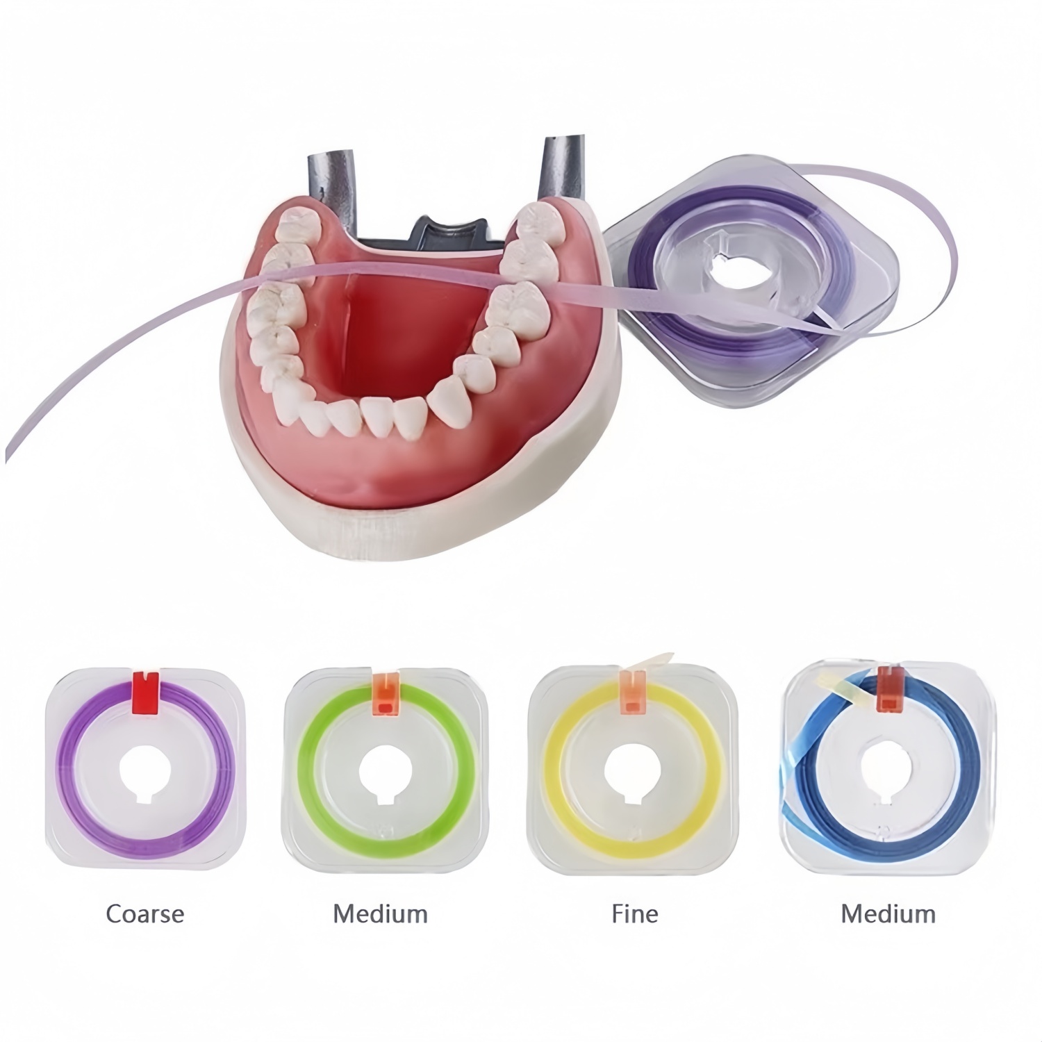 1pc tira de polimento dental rolo resina dente moagem lixar clareamento dos dentes 4mm * 6m materiais odontológicos dentista