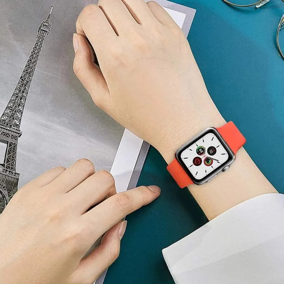 สายนาฬิกาซิลิโคนแบบ Solo Loop สำหรับ Apple Watch ขนาด 40 มม. 44 มม. 45 มม. 41 มม. 49 มม. 42 มม. 46 มม. 38 มม. สายรัดข้อมือ iWatch Series 11 10 9 8 7 6 SE3 Ultra2