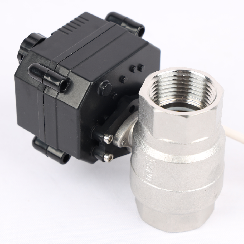1inch 2 Way Ss 12v 24v Dc Automatic Mini Electric Motorized Control Ball Valve Actuator