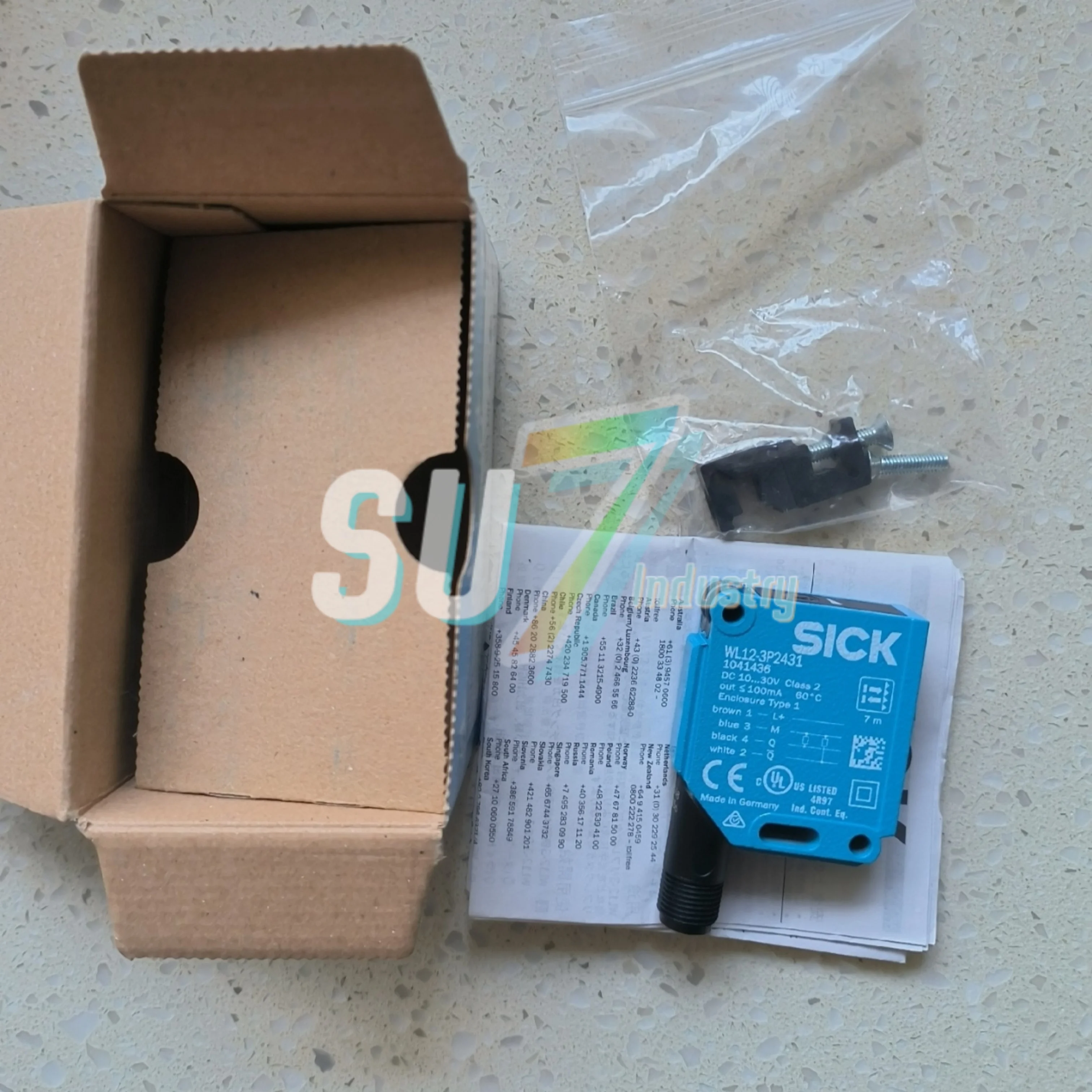 Przełącznik czujnika fotoelektrycznego Nowy oryginalny WL100L-F2231 WL12-3P2431