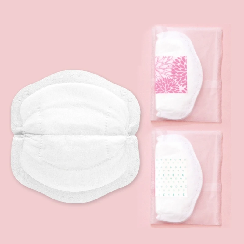 Almohadillas desechables para lactancia, 100 Uds., suaves, absorbentes, a prueba fugas, cómodas almohadillas QX2D
