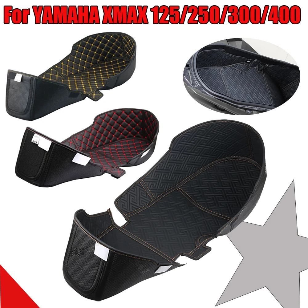 For YAMAHA XMAX 300 125 250 400 X-MAX XMAX300 XMAX125 Accessories Seat Storage Box Inner Pad Cargo Luggage Trunk Liner Protector
