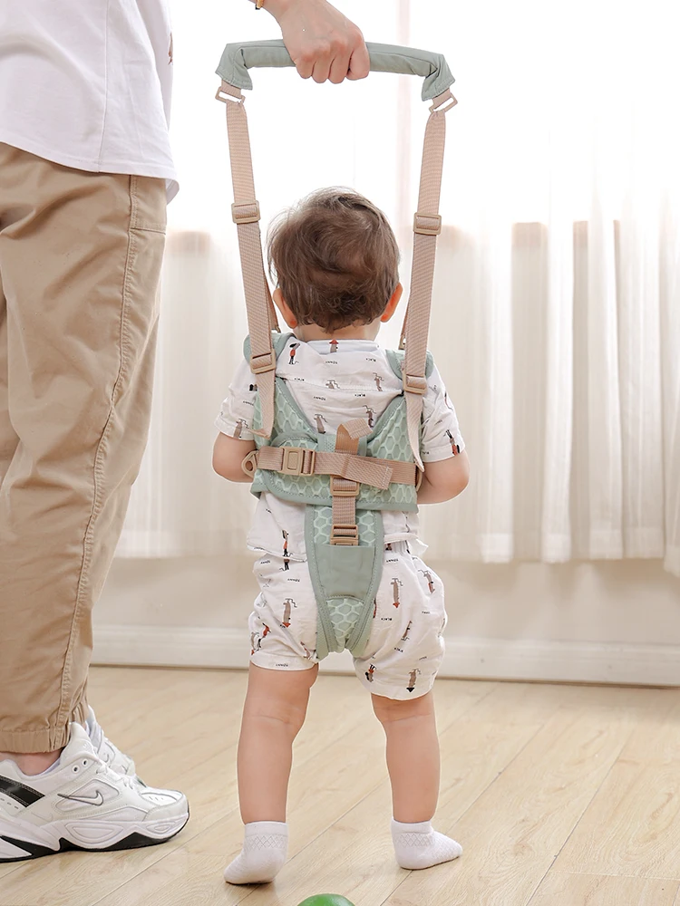 Cinto assistente de arnês para andador infantil, ajuda a caminhada do bebê, aprendizagem infantil, suporte para caminhada, treinador de assistência, arnês para caminhada do bebê