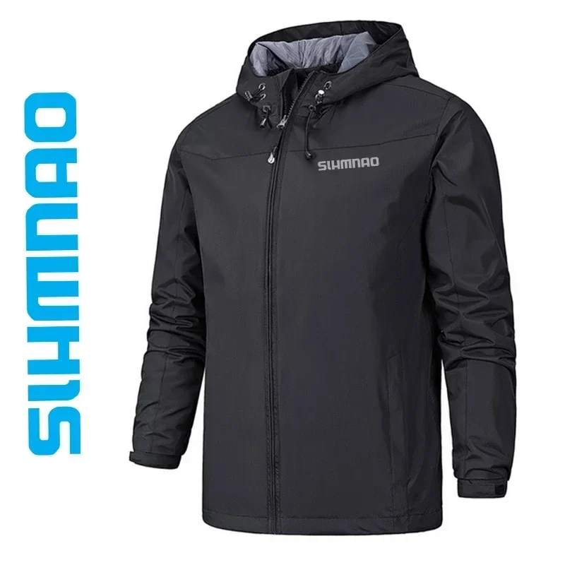 2025 nova jaqueta masculina outono/inverno motocicleta jaqueta à prova de vento jaqueta de montanhismo à prova dwaterproof água pesca casaco casual