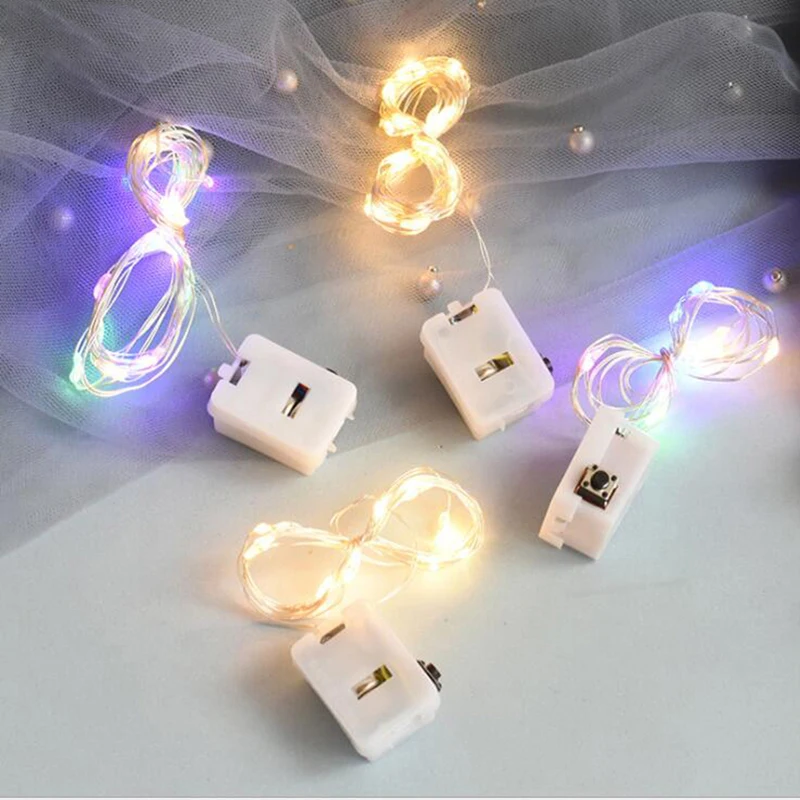 10/5Pcs LED 요정 조명 3 모드 배터리 전원 갈 랜드 빛 홈 침실 정원 생일 웨딩 파티 부활절 장식