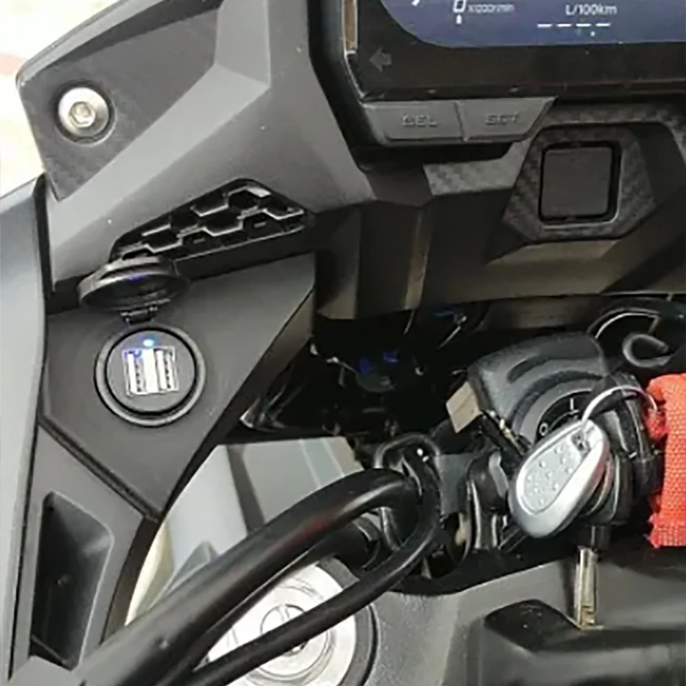 For Honda CB500X CB 500X CB 500 X CB500 X 2023 Motorcycle Accessories Cellphone Dual USB Fast Charger Relay Adapter Plug Socket