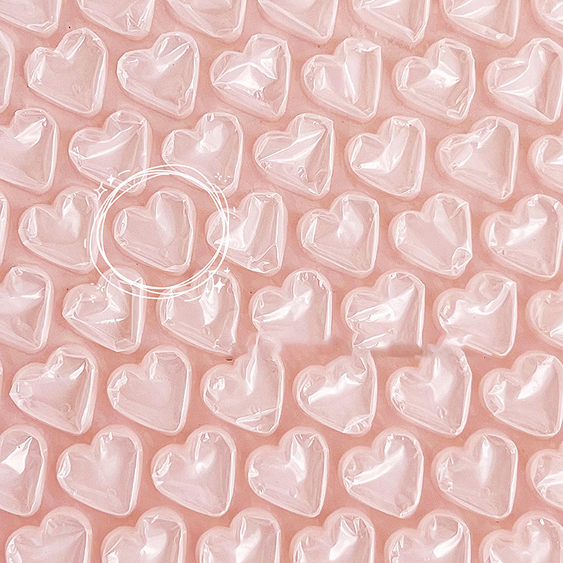 10Pcs Pink Heart Bubble Mailer Bag Packaging Small Business Supplies Shockproof Padded Envelopes Mail Packaging Bags