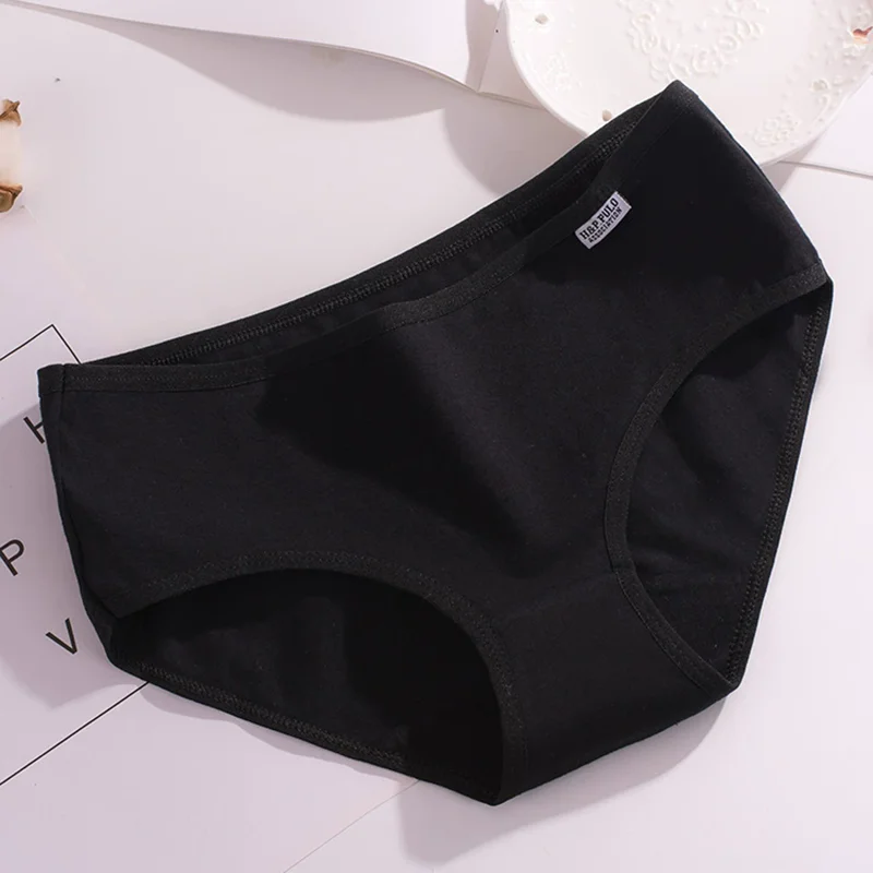 7 unids/lote de bragas de algodón para mujer, ropa interior de talla grande, calzoncillos cómodos para niñas, calzoncillos femeninos, lencería Sexy, ropa íntima M-4XL