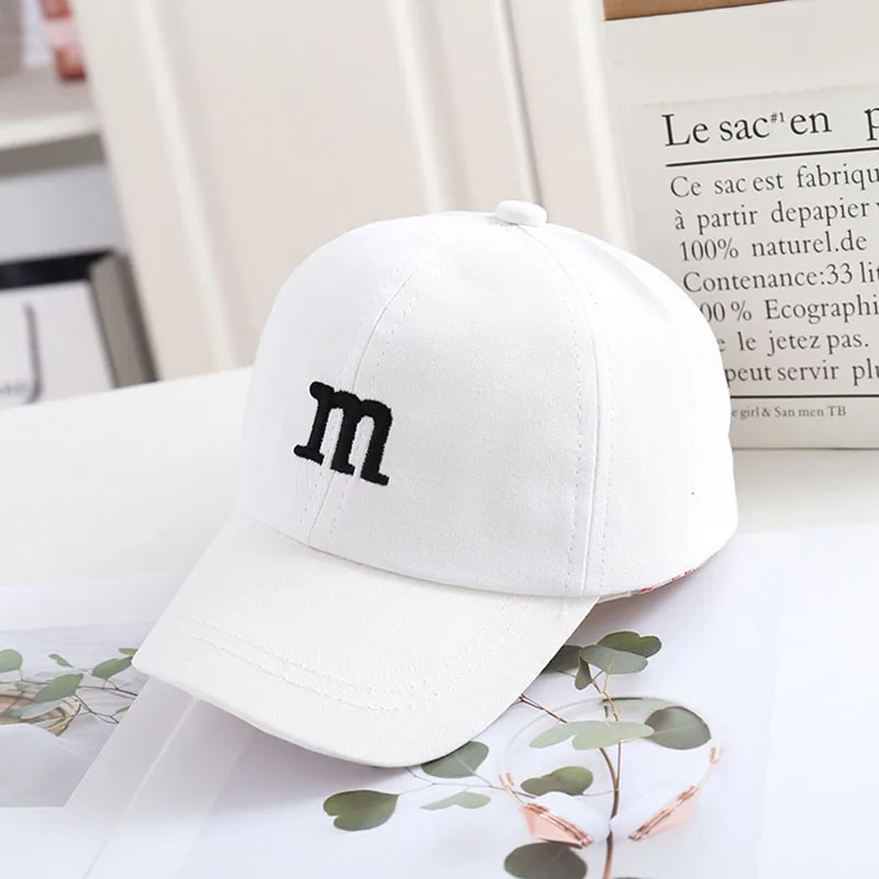 Sombrero de verano para bebé, gorra de béisbol para niños, sombreros para niñas y niños, sombrero para el sol para bebé, gorras con letras bordadas de Hip Hop M de 0 a 4 años