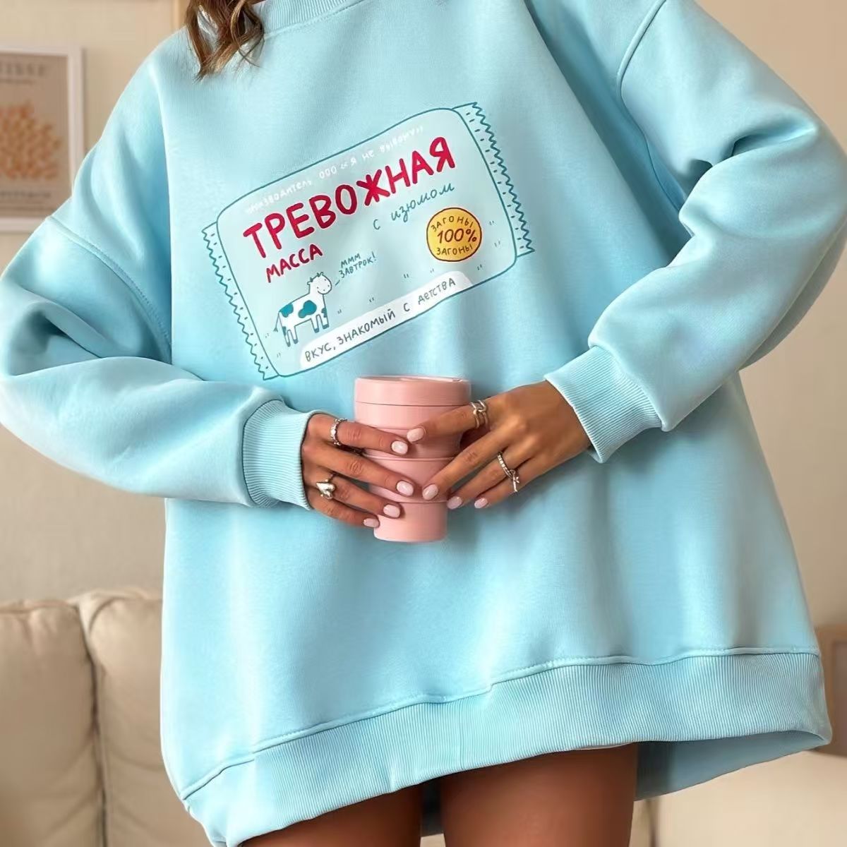 Amerykańska moda, urocza bluza z długim rękawem z nadrukiem kreskówkowym, wiosenne ubrania damskie, codzienne koszulki, bluzy z kapturem męskie 2025, topy Sudadera