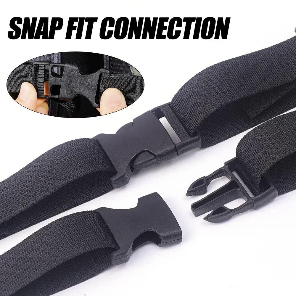 Correas de hombro ajustables para mochila con cordones antideslizantes, perfectas para acampar, montañismo y asegurar mochila.