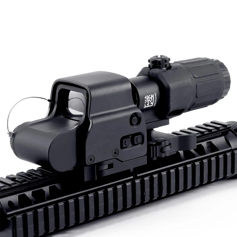 558+G43 Holographic Collimator Sight 558+G33/G45 Red Dot Optic Sight Tactical Hunting Gear W/20mm Rail Mounts&Quick Detach Lever