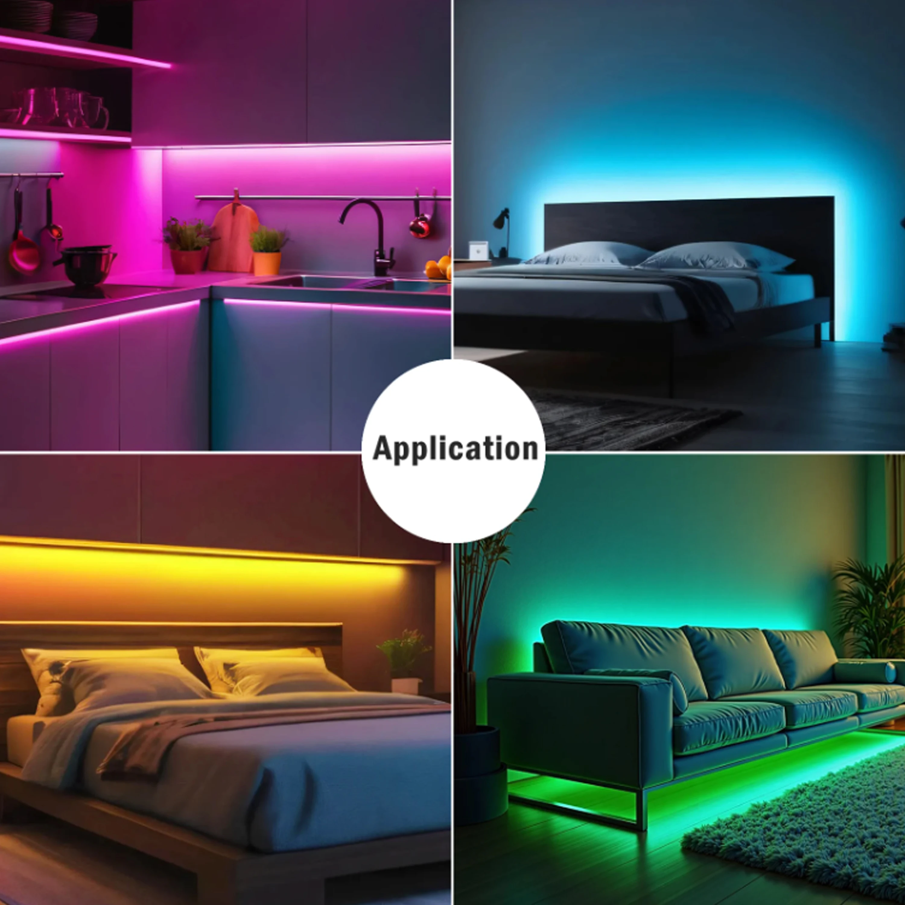 Striscia LED COB 5V 320LED/M Sensore di movimento PIR Nastro LED flessibile dimmerabile Nastro USB/Alimentato a batteria Retroilluminazione fai da te per camera