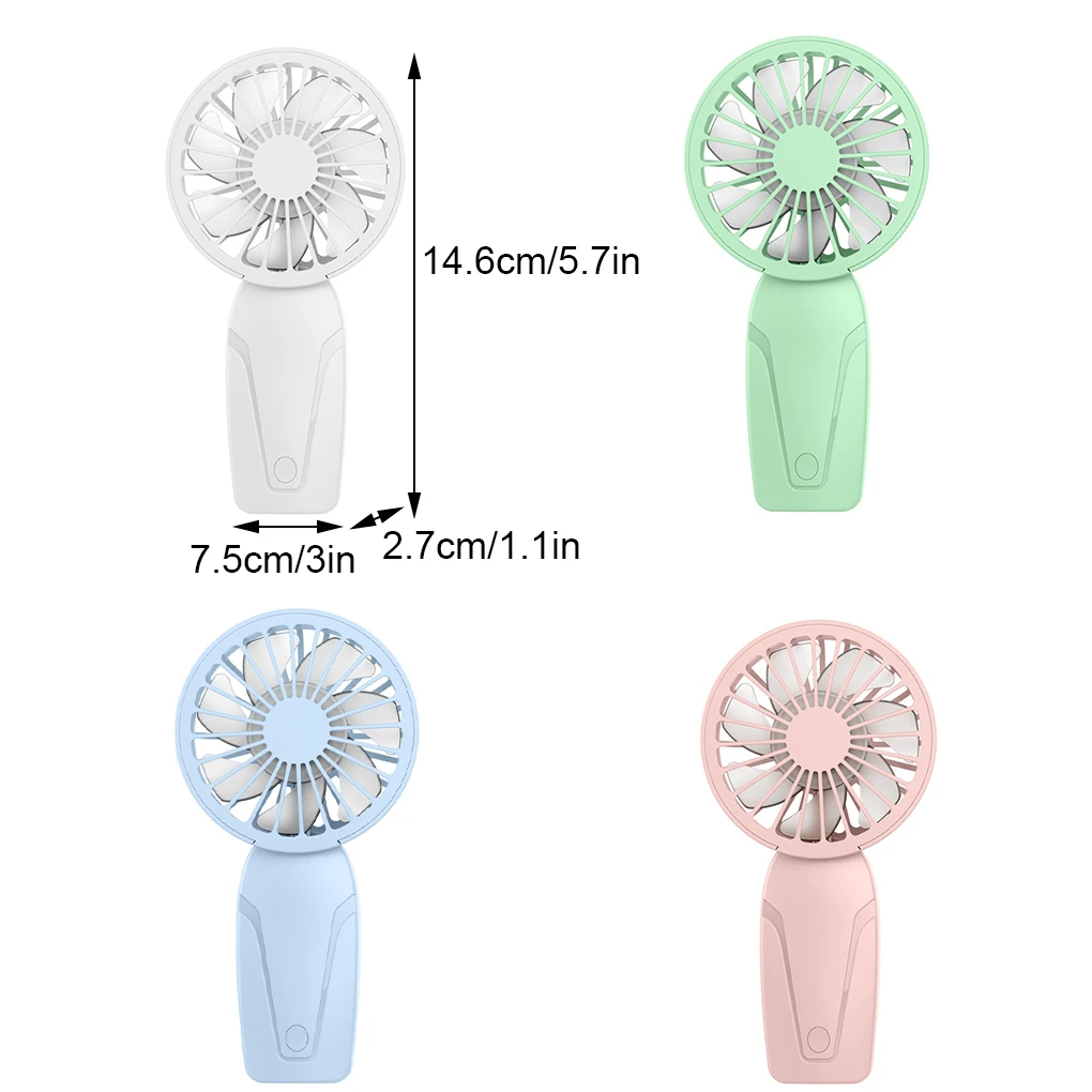 Mini ventilatore ricaricabile senza rumore per un'esperienza di raffreddamento silenziosa Mini ventilatore tascabile portatile leggero bianco