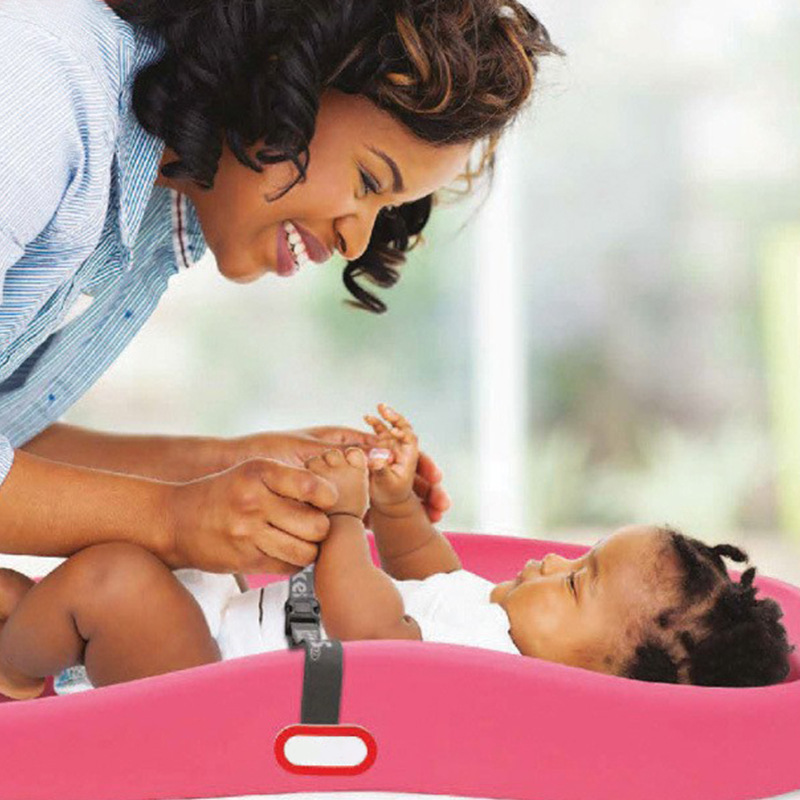 Mesa de lactancia multifuncional para cambiar pañales y cambiar ropa de bebé, mesa de masaje y ducha portátil y liviana