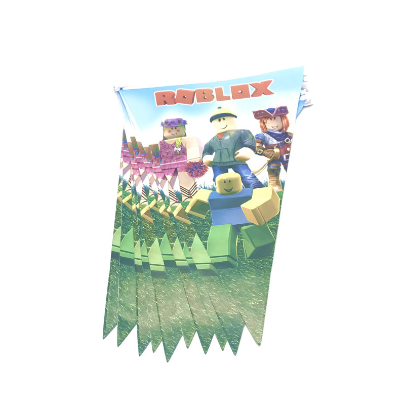 ホットロボット Roblox 子供の誕生日パーティー用品セット使い捨て食器 Roblox 紙皿カップ風船ベビーシャワーパーティーの装飾