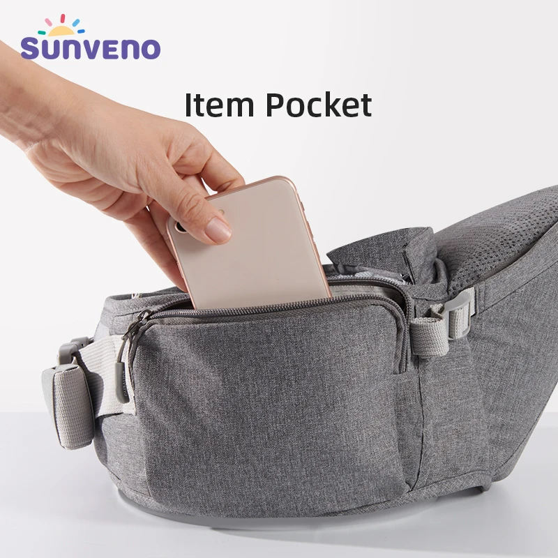 Sunveno nuevo portabebés de un hombro sin esfuerzo conveniente ajustable desmontable portabebés accesorios de bebé de alta calidad