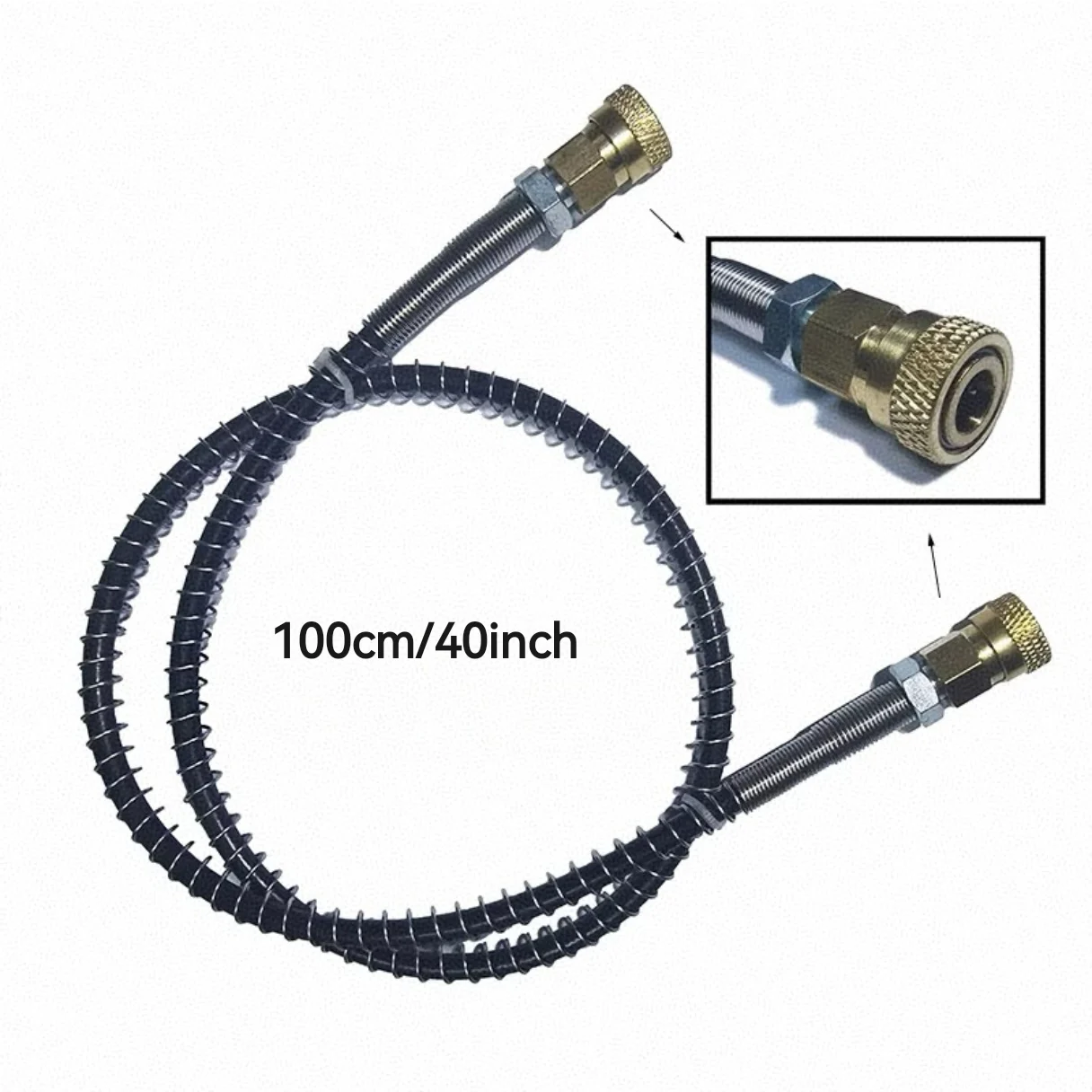 High Pressure Pump Macroline Remote Hose Line HPA M10*1 Pneumatics Air Refilling Nylon Accessories