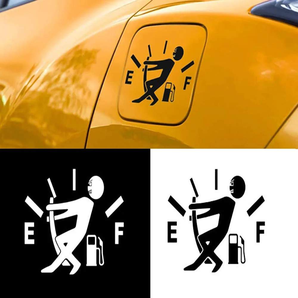 Aufkleber für Tankdeckel, zerreißbar, wasserdicht, lustig, personalisierbar, reflektierend, Autoaufkleber, 1 Stück