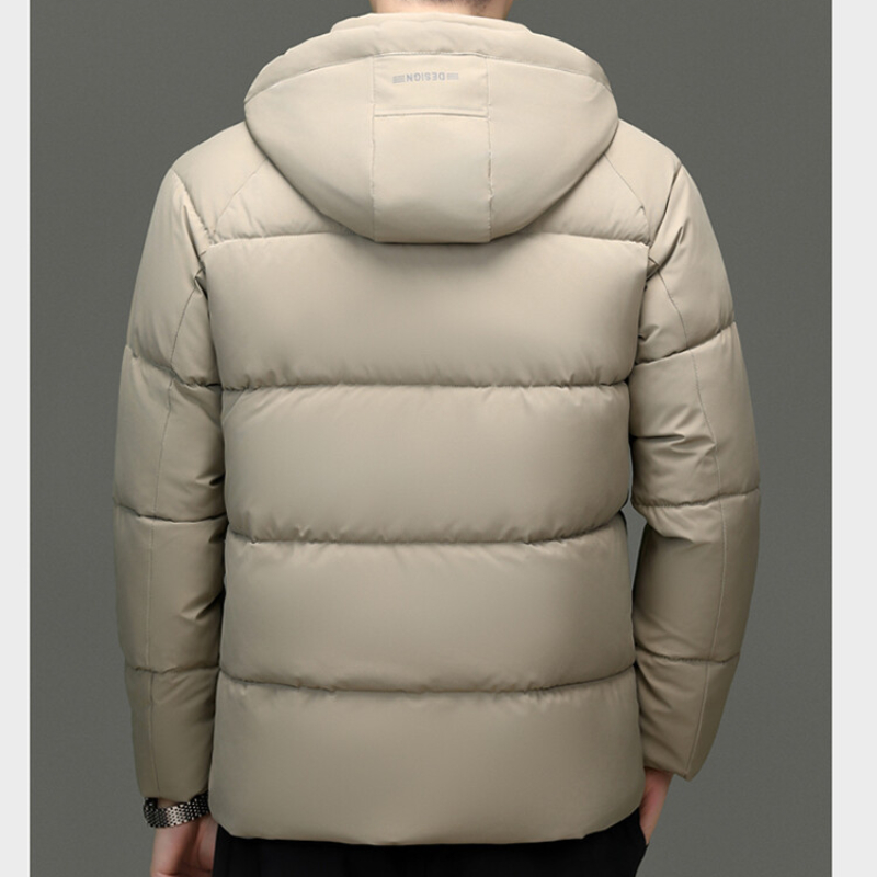 Lässige Herrenmütze, abnehmbare, mit Baumwolle gefütterte Jacke, gerade Business-Gentleman-gepolsterte Jacke, Jugend-Stehkragen, Thermo-Parker