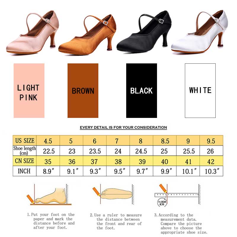 Zapatos de baile latino para mujer, tacones altos y bajos de satén color tostado, zapatos de baile de salón estándar para mujer, suela exterior blanda, zapatos de baile modernos para mujer