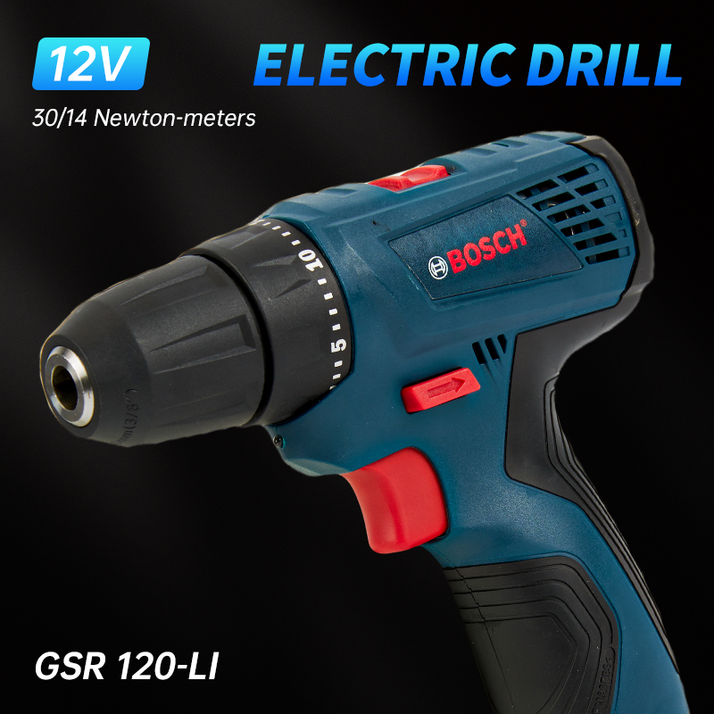 Bosch GSR120-LI  Professional Electric Drill Cordless Electric Hand Drill Multi-Functio n Home DIY Screwdriver Power Tools