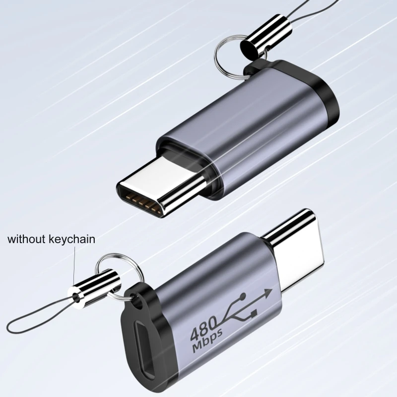 Adaptador de conector tipo C hembra a Micro USB hembra, tipo C hembra a Mini USB, Micro USB hembra a Mini USB