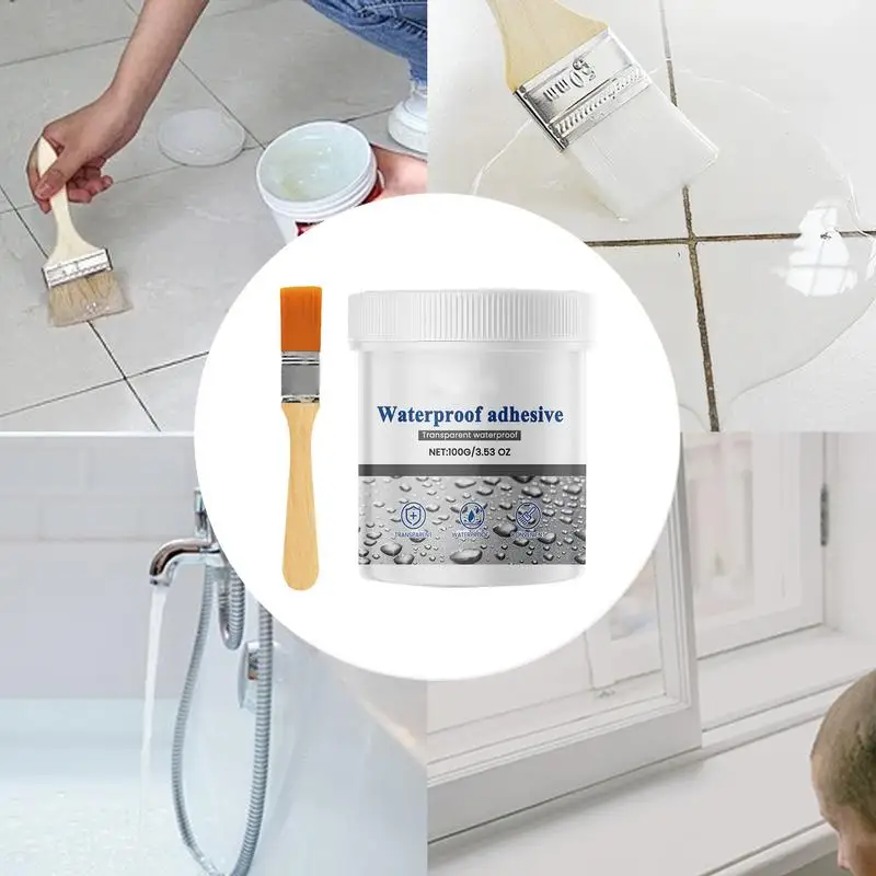 Transparent Waterproof Coating Long-Lasting Waterproof Coating Sealant Waterproofing Sealant Invisible Waterproof Glue Practical