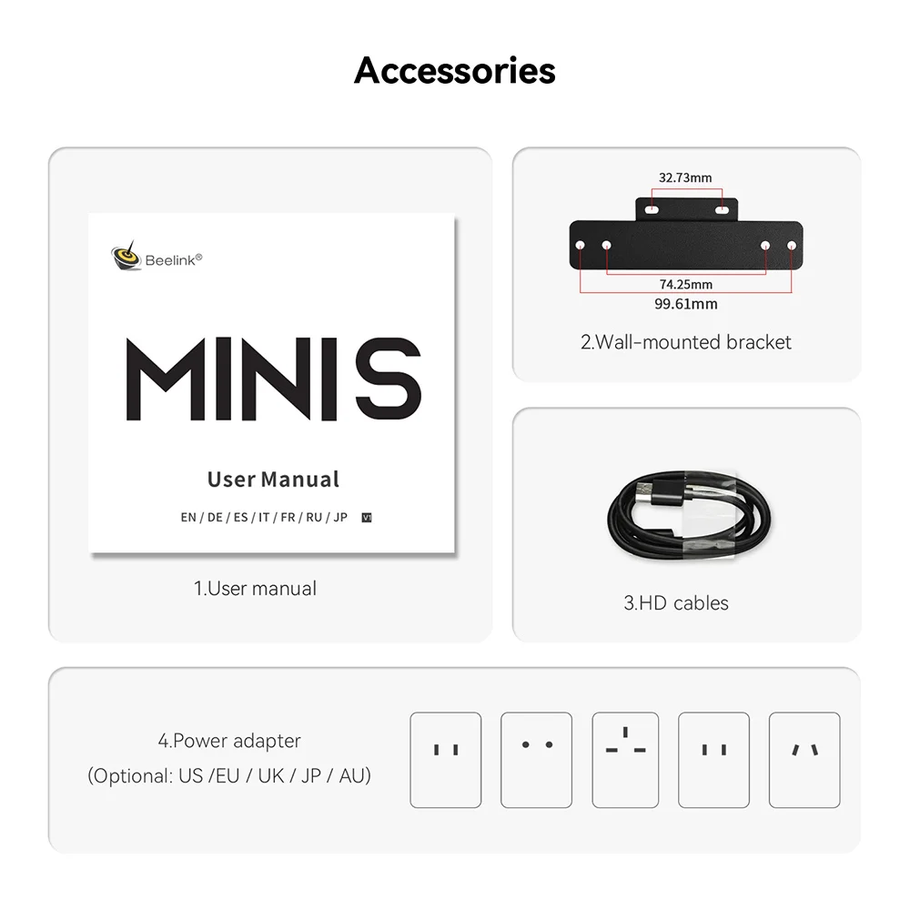 Wholesale Beelink Mini S13 Intel Twin Lake N150 S12 Pro N100 Mini PC 16G 500G N95 Mini S 11th N5095 DDR4 8G 128G Office Computer