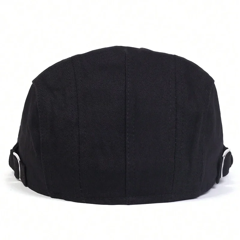 Men Light Board Solid Color Berets Newsboy Caps Hip Hop British Painters Hats Spring and Summer Adjustable Flat Cap