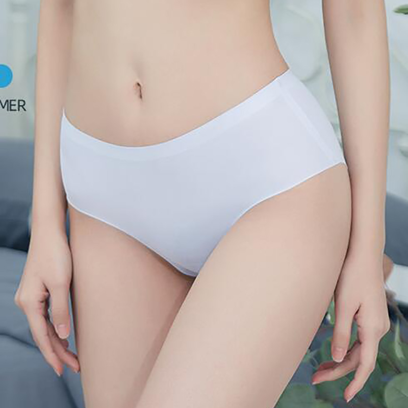 Nuovo 1 pz Mutandine da donna Biancheria intima senza soluzione di continuità Seta del ghiaccio Comode mutande sexy Slip femminili a vita media Biancheria Tanga Ragazze