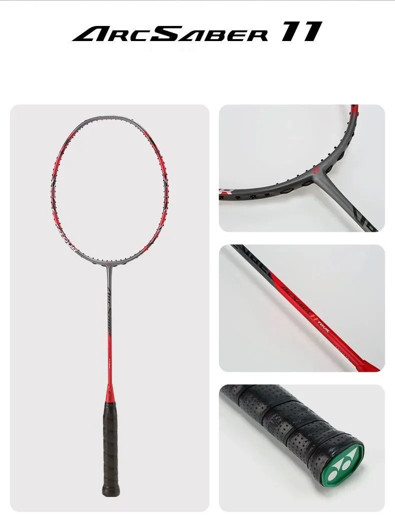 Raqueta de bádminton Yonex arco y flecha ARC 7 11 PRO juego de raqueta de bádminton profesional ARCSABER alta calidad totalmente de carbono con línea