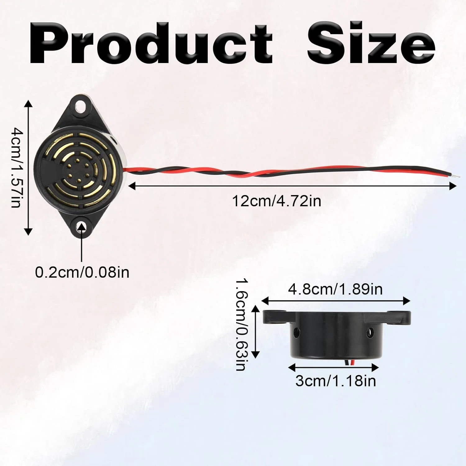 5 stücke DC 3-24 V Summer Alarm Kontinuierliche Sounder SFM-20B 2312 Aktive Piezo Summer Buzzerphone Beep Ton lautsprecher Alarm