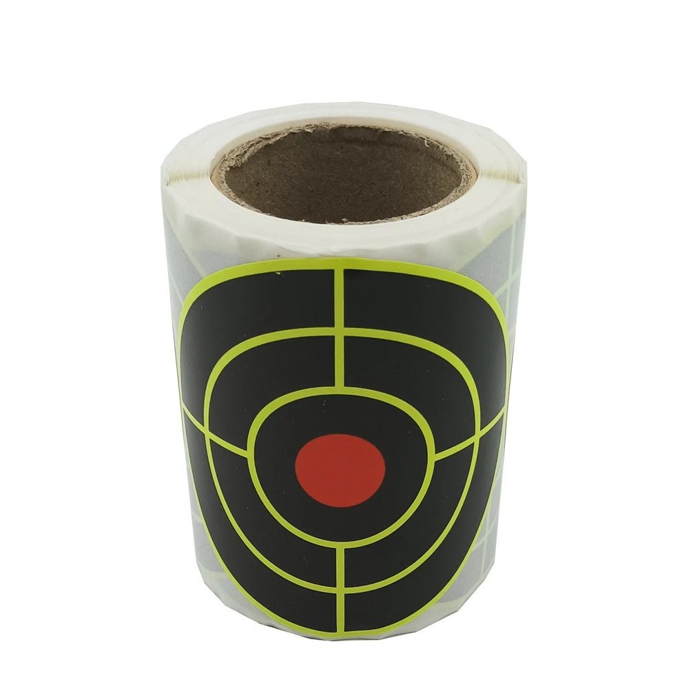 3 Polegadas x 100/200/250 Pcs Bulleyes Sight In Splatter Target Adesivos de Tiro Autoadesivos