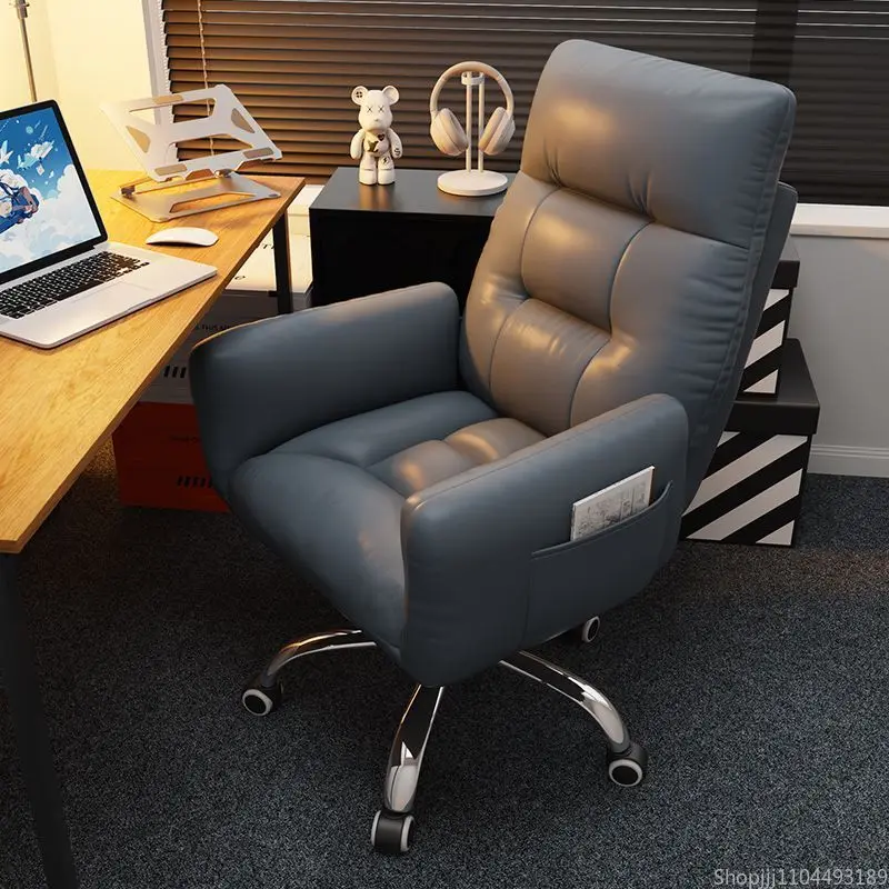Comfy Gaming Recliner Chair -   Backrest Office Seat for Home & Dorm, Lazy Sofa-Style PC Chair with Lumbar Support