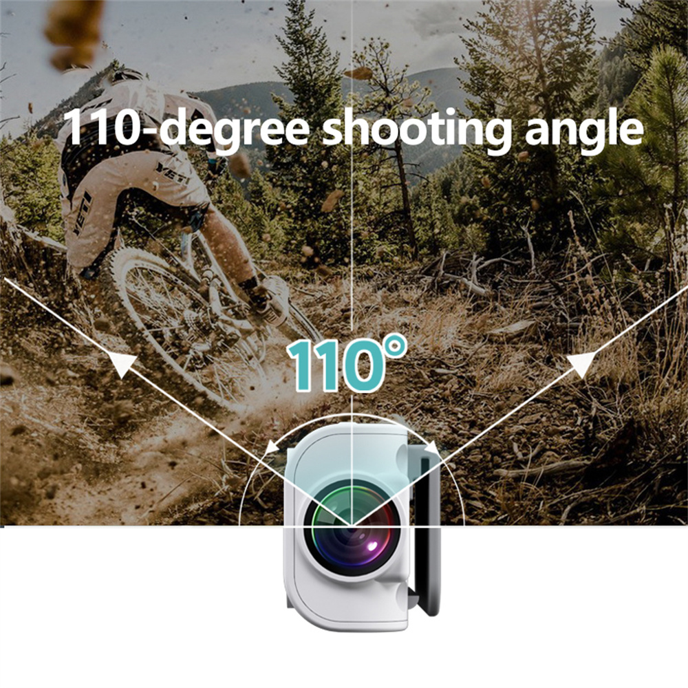 2.7K Mini FPV-bril Video-opnamen Micro-camera HD WiFi Intelligente headsetbril Video- en geluidsopname WiFi APP-bediening
