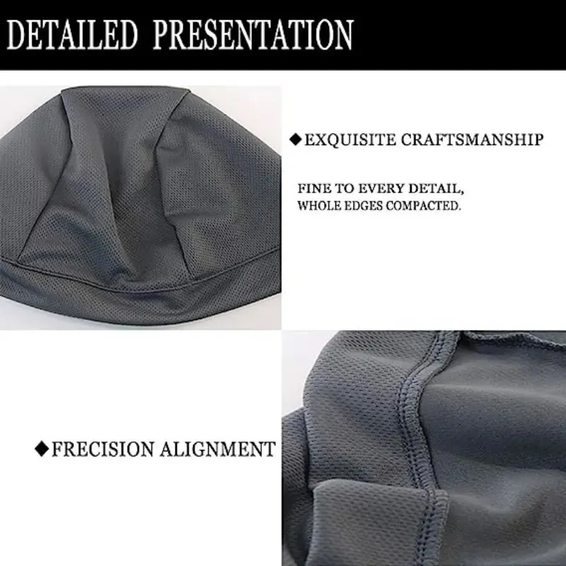 1/3 шт., внутренняя кепка для мотоциклетного шлема, быстросохнущая дышащая шапка, гоночная кепка под шлемом, шапочка для мотокросса, моторный шлем, шапка