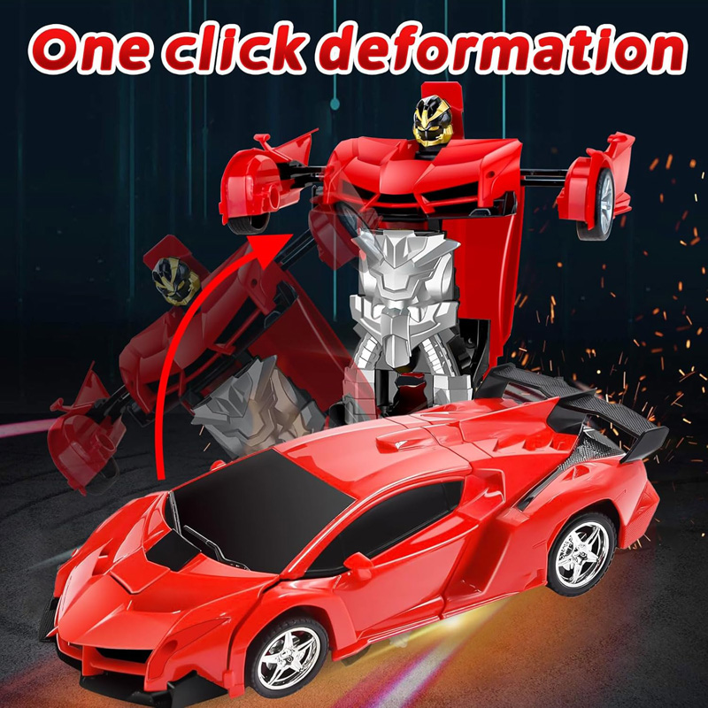 ไฟฟ้า RC รถ 2 In 1 Transformation หุ่นยนต์กีฬารถหุ่นยนต์ของเล่นเด็ก REMOTE Cool RC การเปลี่ยนรูปรถยนต์ของเล่นเด็กของขวัญ